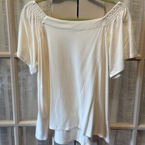 J. Jill Short Sleeve Top with Shoulder Detail